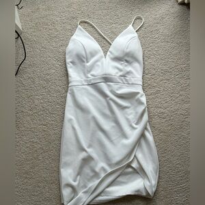 White cocktail dress